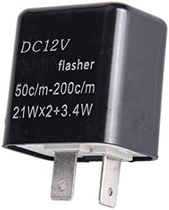 Direct Replacement for 2014-2018 2019 2020 2021 2022 2023 Honda Grom 125 Adjustable LED Bulb Turn Signals Flasher Relay for 2009-12 Kawasaki ZX6R, 2008-12 Kawasaki 250R, 2013-17 Kawasaki Ninja 300