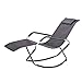 Produktbild Schaukelstuhl Komfortable Relax Schaukelstuhl, Lounge Chair Relaxsessel Patio Relaxsessel, Falt- / Platzsparend (Farbe : B)