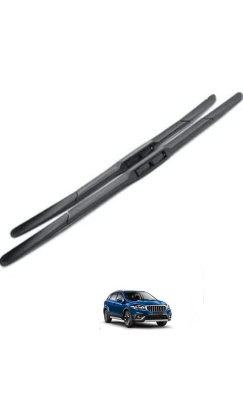 Image of AWB Hybrid Wiper Blades Compatible with Maruti Scross(Pack of 2)
