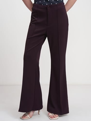 Image of Tokyo Talkies Women Flared High Rise Bootcut Trouser