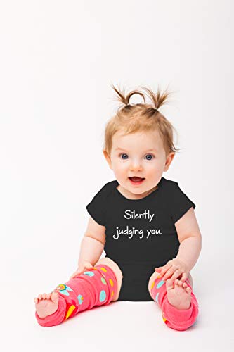 Silently Judging You - Funny Baby Essentials Bodysuit - Newborn Outfit Boy Baby Girl Clothes3