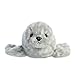 Aurora® Adorable Mini Flopsie™ Harbor Seal Stuffed Animal - Playful Ease - Timeless Companions - Gray 8 Inches