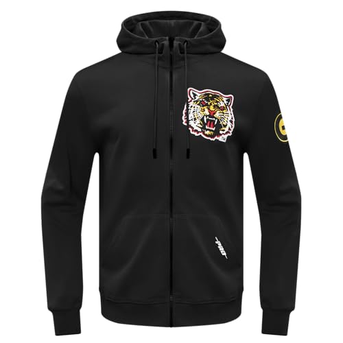 Image of Pro Standard Mens College Classic Chenille Cotton Double Knit Full Zip Hoodie