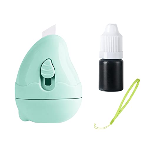 Carimbo de de proteção contra roubo de identidade 2 em 1 - carimbo de confidencial com lâmina aberta