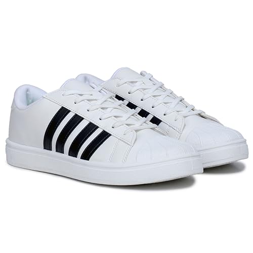 Image of ATHCO mens U-star Sneaker|Memory Foam Comfort|Laceup|Casual Shoes for Men|Soft Trendy Shoes For men|Fashion Sneaker|Genz|Millennials|Alpha|Footwear|Lightweight|EasyCare|Comfortable|Dailyuse|Extrasoft|SlipResistant|Durable|EasyCare|Shoes For Men's & Boy's