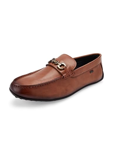 Image of Lee Cooper Men's LC7056E Leather Formal Shoes Tan 42EU