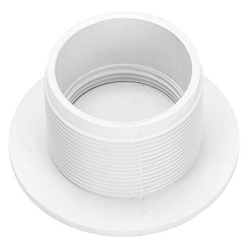 EVTSCAN 2-Zoll-Swimline-Pool-Rücklaufstopfen mit Gewinde für Poolreiniger-Saugauslass - Weiß