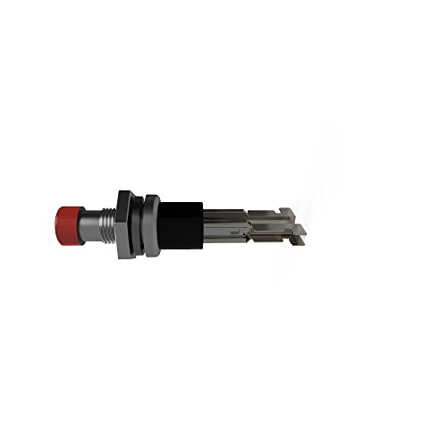 Interactivia - Solder-Free Miniature Momentary Push Button Switches Spst … (10 Pack - Red Normally Open Off-(On)) #TOP4