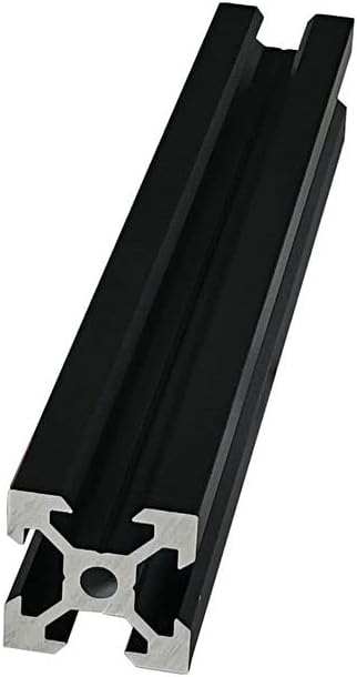 Extrusion Aluminum Profiles 2020V Black extrusion T-slot aluminium profiles L - 1220 mm - 1 profiles