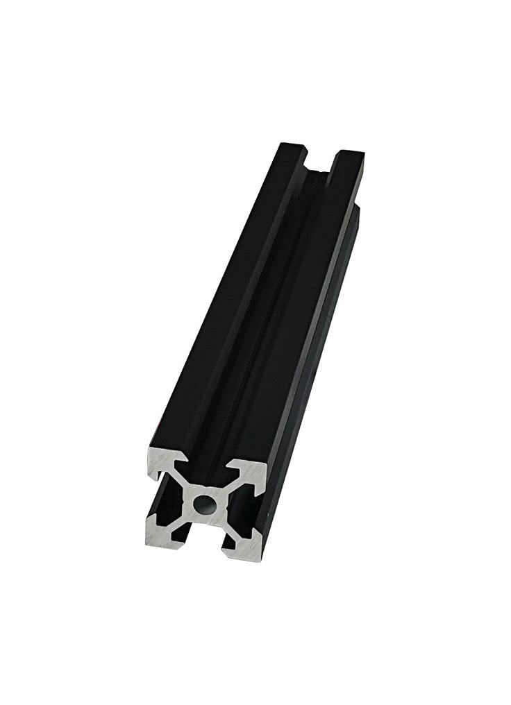 Extrusion Aluminum Profiles 2020V Black extrusion T-slot aluminium profiles L - 1220 mm - 1 profiles