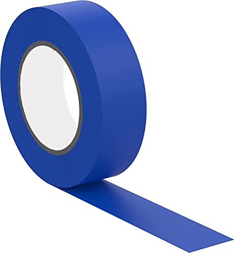 Ruban adhésif isolant électrique | Rouleaux isolation thermique PVC pour réparation voiture, vélo, bricolage, gaine électricien, Chatertonne Haute qualité | 10m x 18mm Couleur Bleu | Lot de 1 Rouleau