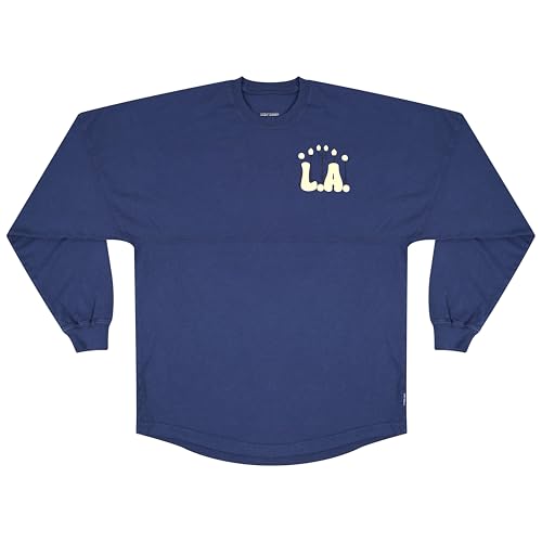Spirit Jersey Classic Los Angeles Cityscape Jersey, Oversized, Unisex, Long Sleeve Pullover Shirt, Graphic Moonlight Blue2
