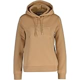 Standardlänge GANT Damen REG Tonal Shield Hoodie Kapuzenpullover, Caramel BEIGE, 36