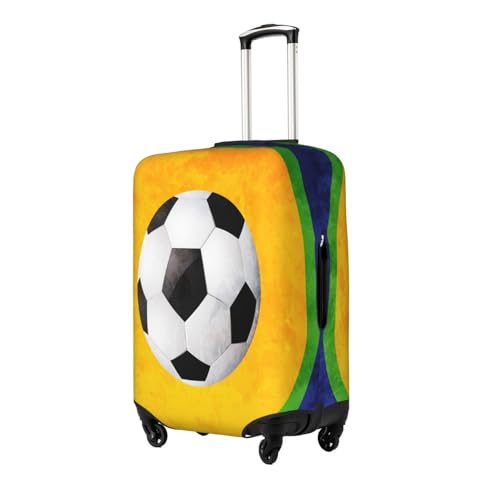 Circular Soccer Luggage Cover for Suitcase, Suitcase Cover Protector Fit 22-24 Inch Luggage Travel Accessories, M2