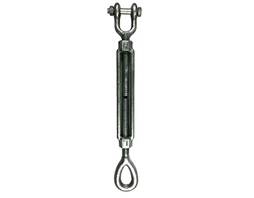 Galvanized Turnbuckle Jaw & Eye - 1/4