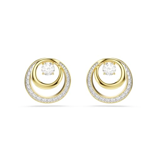 Swarovski Hyperbola taille ronde blanc plaqué or bijoux femme haut de gamme