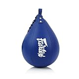 Fairtex SB2 Mikrofaser Muay Thai Boxen Speed Bag - Blau