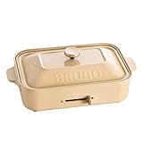 BRUNO ブルーノ コンパクトホットプレート 本体 プレート2種 (たこ焼き 平面)レシピブック 付き イエロー Yellow 黄 おしゃれ かわいい これ1台 一台 蓋 ふた付き 1200w 温度調節 洗いやすい 1人 2人 3人 用 小型 ひとり暮らし にも A4 サイズ BOE021-SYE 7760987