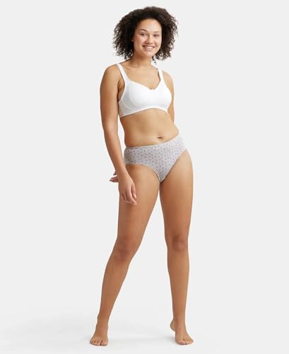 Image of Jockey ES24 Plus Size Bra | Wirefree | Non Padded | Full Coverage with Plush Lining Cup| Super Combed Cotton Elastane Fabric