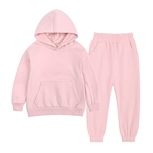 Boys 2 Pieces Sweatsuits Pullover Hoodie and Jogger Sweatpants Girls Fashion Tracksuit Set Outfits with Pockets
