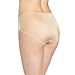 Bali Womens One Smooth U Comfort Indulgence Satin with Lace Hipster Panty, Nude/Light Beige, Medium/6