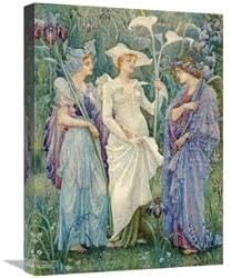22 in. Ensigns of Spring Art Print - Walter Crane
