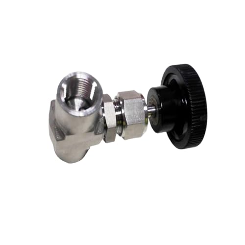 Vanne à aiguille d'air inox 6000PSI filetage femelle NPT 1/2