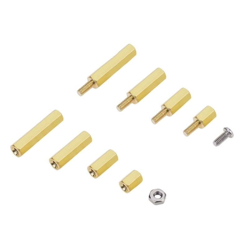 Lilianos Spacer Spacer Sleeves PCB Board/Boards Male Female Thread Standoffs Screws Brass Screw Nut Assortment Kits
