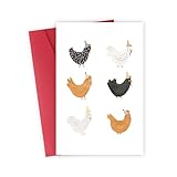 Funny Chickens Birthday Card for men, Son, Coworker, Funny Unique Birthday Gift Cards for Women, Bird Lover's Gift, Chicken Lover’s Card