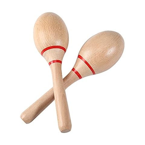 Professional Wooden Rumba Shakers Hand Percussion Rattles Cover
