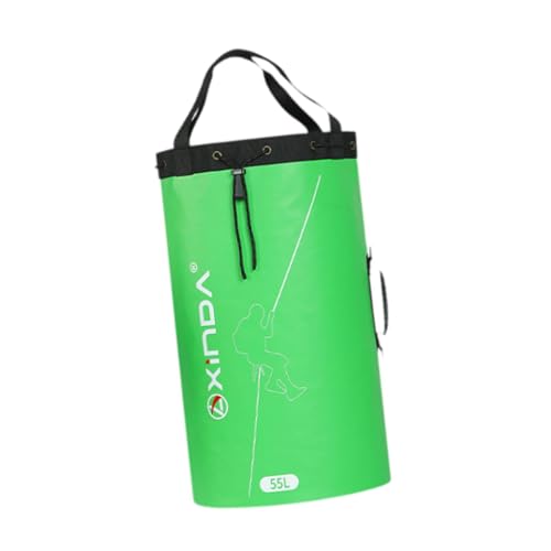 Yiju Rope Storage Bag,Rope Storage Backpack,Organizer Equipment Supplies Waterproof Sturdy Accessories for Outdoor Climbing Hiking, Green, 27cmx37cmx64cm