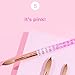 Kiara Sky Acrylic Brush #18 - Pink | 100% Pure Kolinsky | Crystal Cut Handle and Acetone Resistant