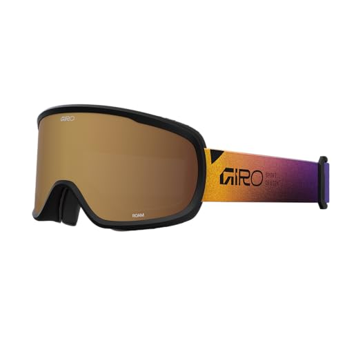 Image of Giro Roam Ski Goggles - Snowboard Goggles for Men, Women, Youth - Purple Faded - Amber Gold & Yellow