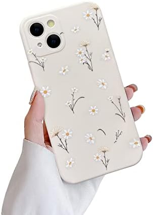 Ownest Funda Compatible Con IPhone 15, Ajuste Magnético Para MagSafe Para Parte Trasera Transparente De Policarbonato Esmerilado Flores 3d Flores