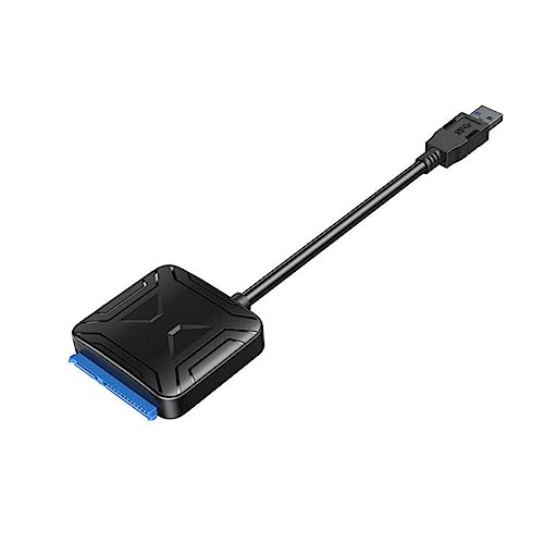 Adaptador USB para discos duros Happyyami cable de transferencia compatible con laptop y TV