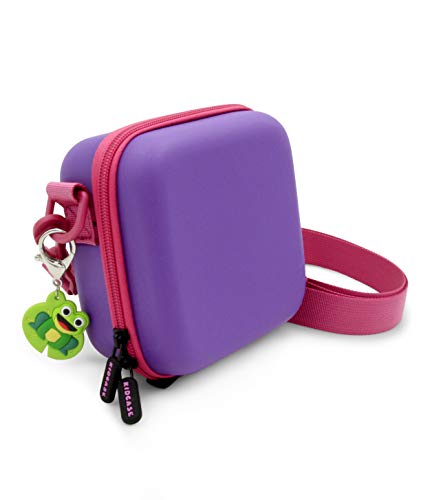 CASEMATIX Retro Game Case Compatible with HigoKids QS4 Game Console, Mademax Handheld Gaming Console, E-MODS RS-1 Arcade Pocket Player and More Up to 4.5" - Purple Case Only