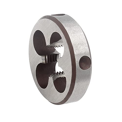 Lifcratms M10 X 1 Metric Round Threading Die, Hss M10 X 1 Mm Machine Thread Right Hand Threading Die For Machine Thread Process Correct Repair #TOP4