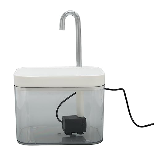 Fuente de agua USB silenciosa para gatos y perros 1.5L miniatura 2