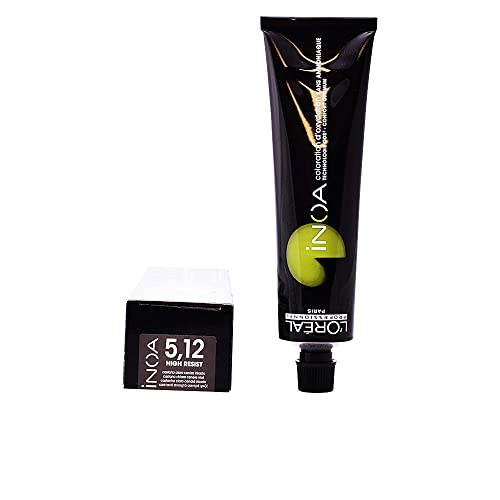 L'OREAL Inoa Tube Hr 5.12 Châtain Clair Cendré Irisé Coloration Permanente