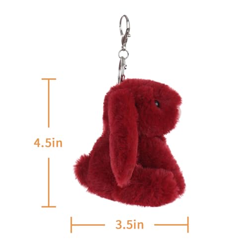 Image of Apricot Lamb Cute Toys Plush Rabbit Stuffed Animal Soft for Kids Bag, Purse, Backpack, Handbag (4.7 Inches)