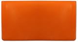 Orange Vinyl Checkbook Cover