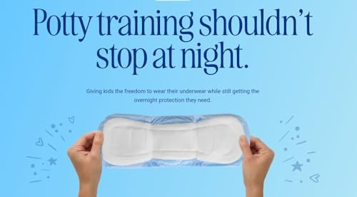 Sposie Cross-Trainers Overnight Potty Training Support for Kids Ages 2-7 | 4T+ Underwear Inserts Designed to Eliminate Nighttime Diapers & Training Pants