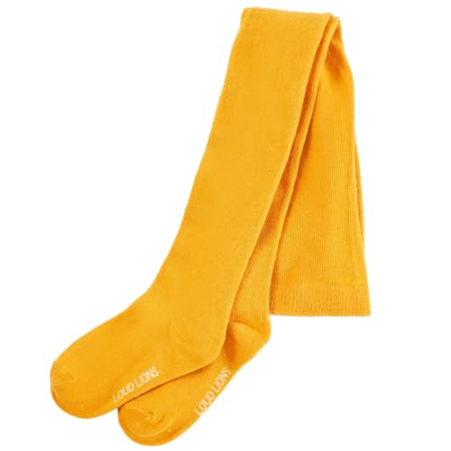 Collants ocre enfants en coton confort quotidien pour l'école