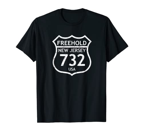 Nueva Jersey Código de Área 732 Freehold, NJ Home Camiseta Camiseta