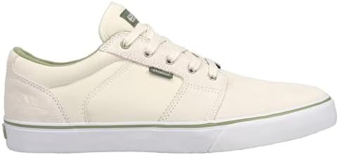 Etnies Men's Barge LS Low Top Skate Shoe, White/Green, 9.5 | Image 2