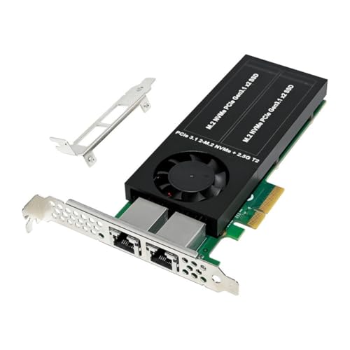 Tarjeta de expansión NVMe PCIe para ampliar almacenamiento y acelerar red