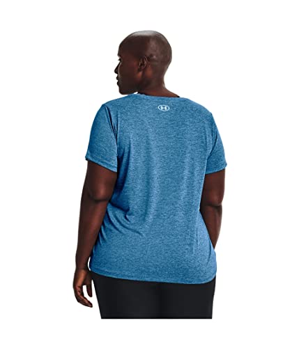 Image of Under Armour Plus Size Tech Solid Short Sleeve V-Neck