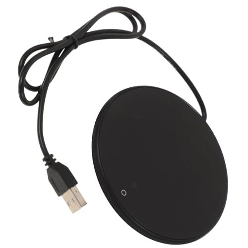 STOBAZA USB Coaster Mug Warmer Electric Heating Coaster for Desk Reusable Winter Mug Warmer for Home Office Use Keeps Beverages Warm