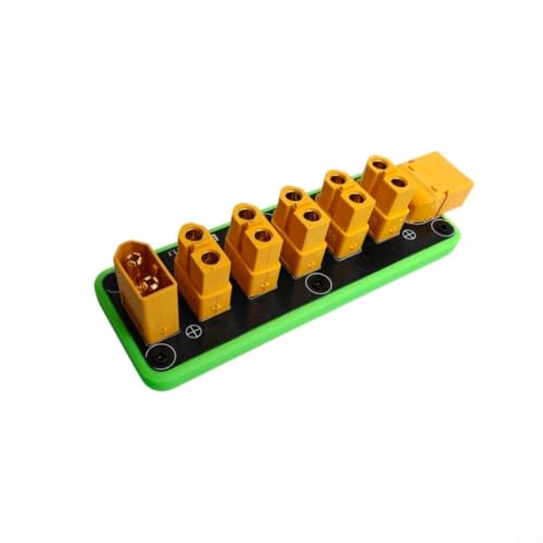 Distribuidor XT60 de 50A con 5 vías de alta corriente para drones RC 6