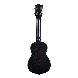 KALA KA-15S BLK Ukulélé soprano en acajou avec housse Noir satiné - Les Beatles, Paul McCartney, John Lennon, RIngo Starr, George Harrison KALA KA-15S BLK Ukulélé soprano en acajou avec housse Noir satiné – Image 2